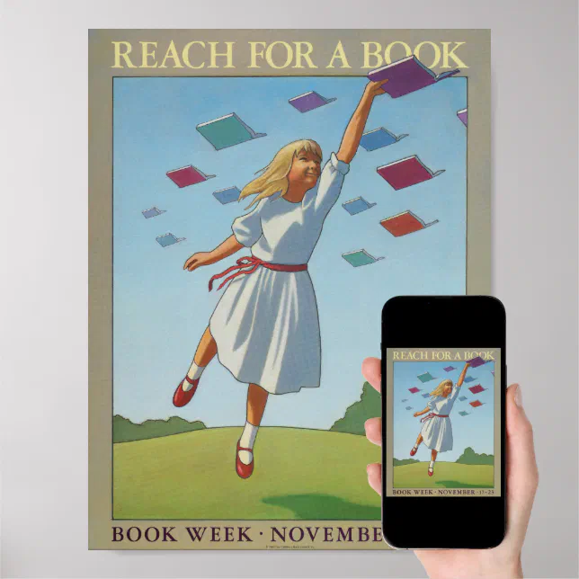 1986 Children's Book Week Poster | Zazzle