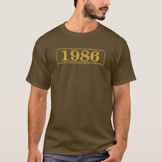 1986 Collectors Edition Brown T-Shirt (Front)