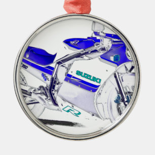 1986-GSX-R-750 SUPERBIKE. METAL ORNAMENT