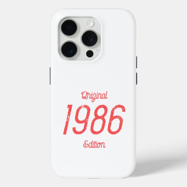 1986 Original Edition Case-Mate iPhone Case (Back)