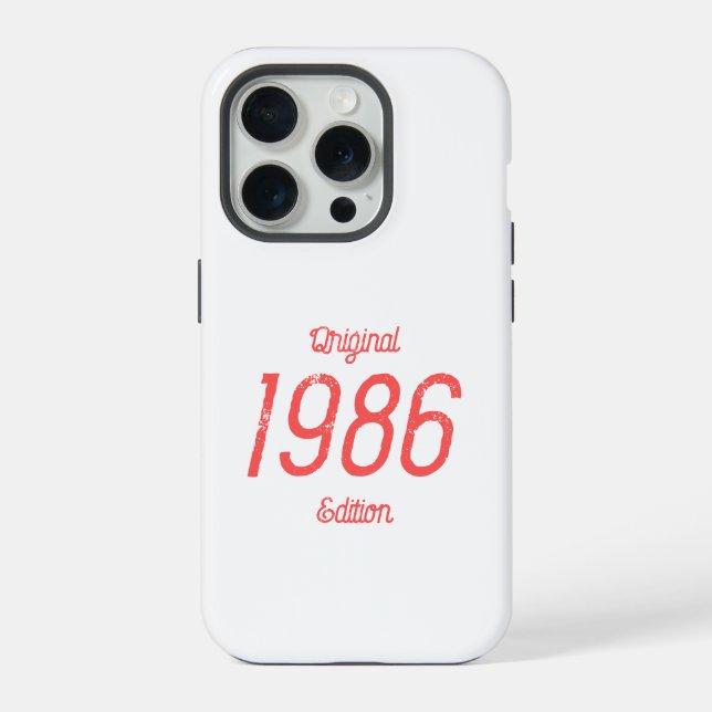 1986 Original Edition Iphone Case (Back)