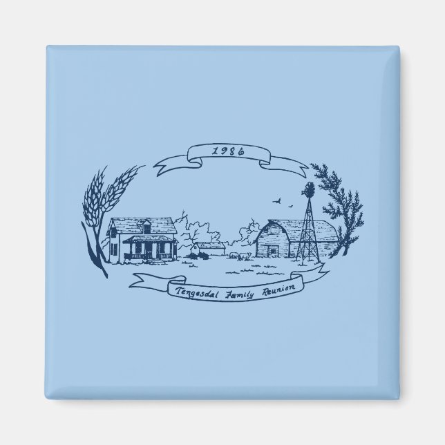 1986 Tengesdal Reunion Magnet (Front)