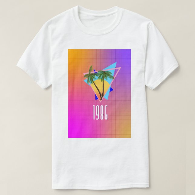 1986 tropical paradise T-Shirt (Design Front)