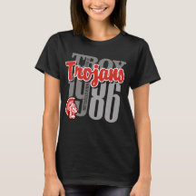 1986 Troy Trojans Woman's Dark Tee