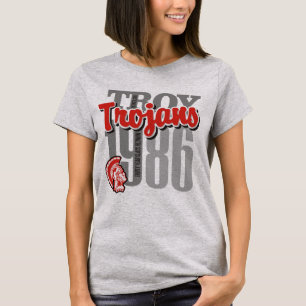 1986 Troy Trojans Woman's Light Tee