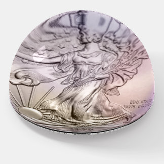 1986 U.S. Silver Eagle Paperweight