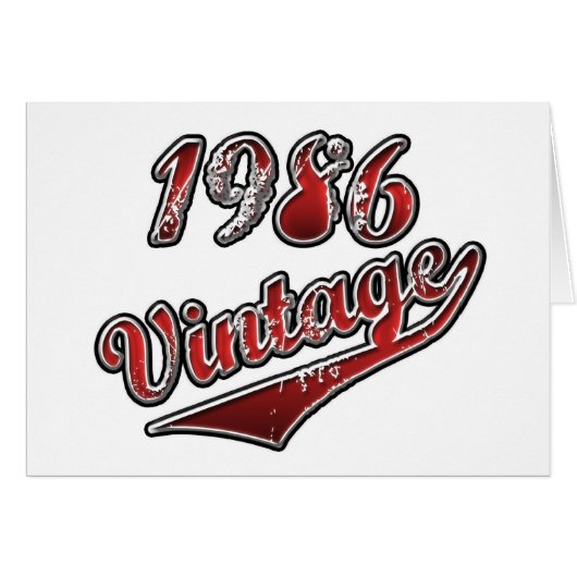 1986 Vintage Cards (Front Horizontal)
