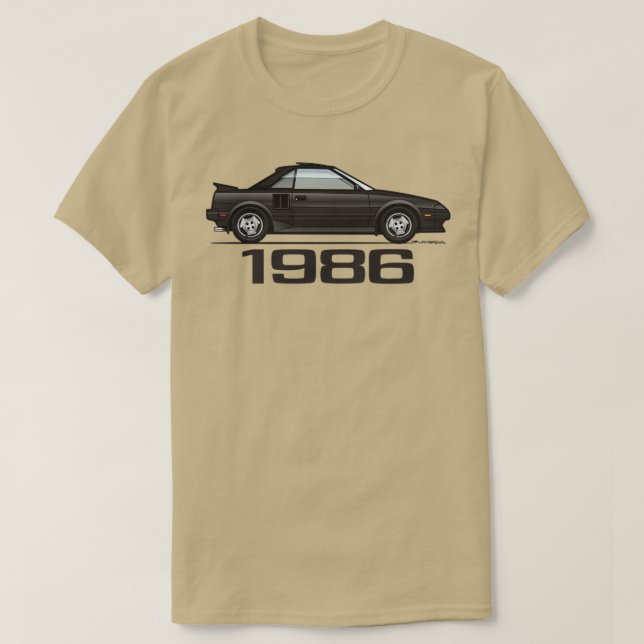 1986Black T-Shirt (Design Front)