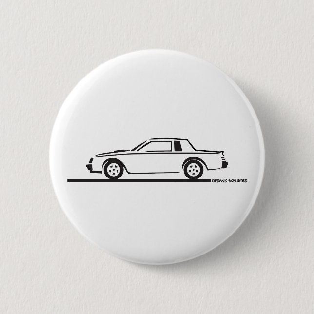 1987 Buick Grand National Pinback Button (Front)