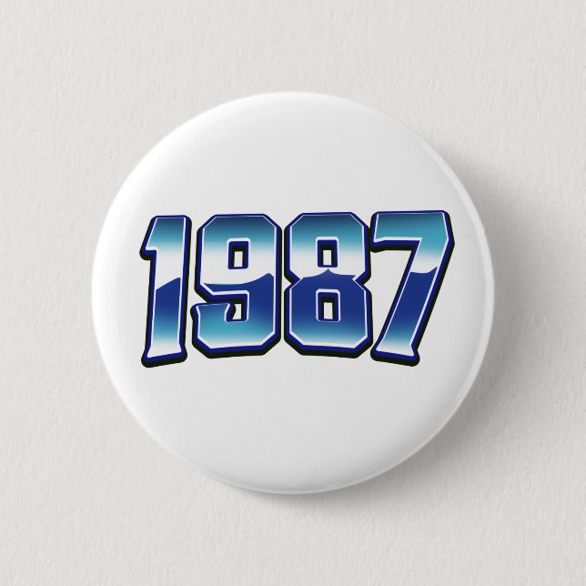 1987 BUTTON (Front)