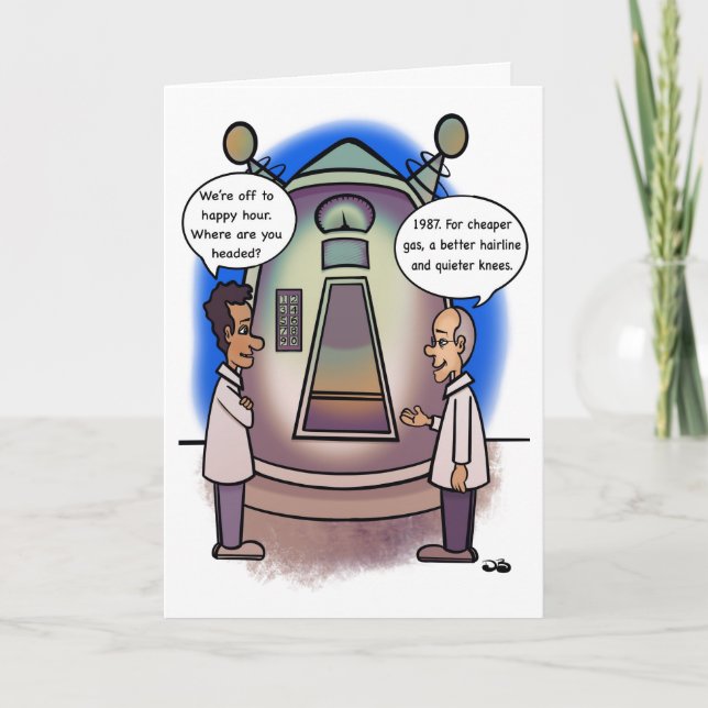 1987 Going Back In Time Card (Front)