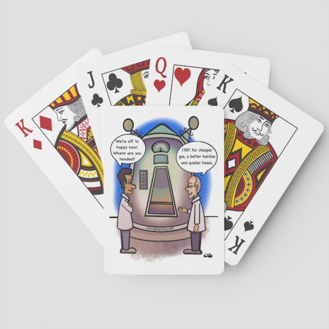 1987 Going Back In Time Poker Cards (Back)