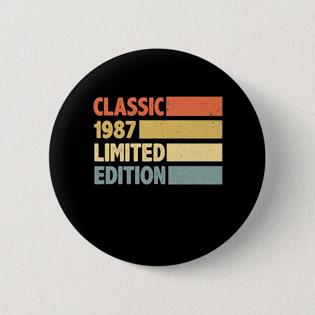 1987 Limited Edition Button (Front)