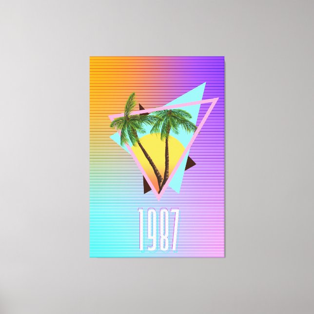 1987 Paradise logo Canvas Print (Front)