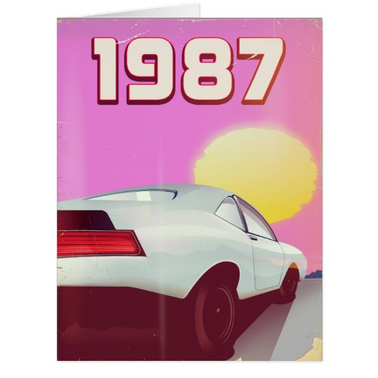1987 sportscar poster cards (Front)
