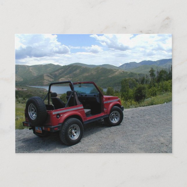 1987 Suzuki Samurai Postcard (Front)