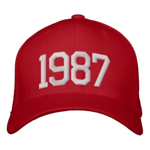1987 Year Embroidered Baseball Cap