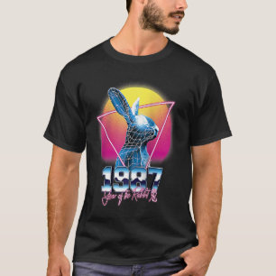 1987 Year of the Rabbit Chinese Zodiac New Year Bi T-Shirt