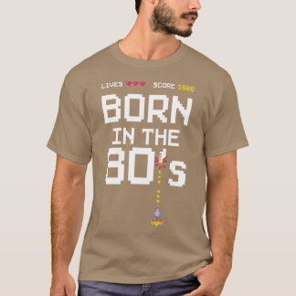 1988 Birtday Retro Gamer Piel Born in the 80s frie T-Shirt