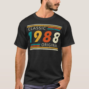 1988 Birthday Year Classic Original Retro Vintage T-Shirt