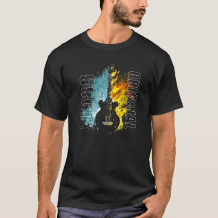1988 Original Fun Colorful Retro Flames Classic Co T-Shirt