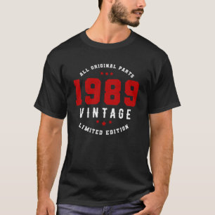 1989 All Original Parts, Limited Edition, Vintage T-Shirt