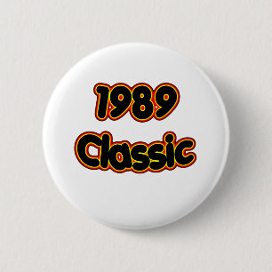 1989 Classic Pinback Button