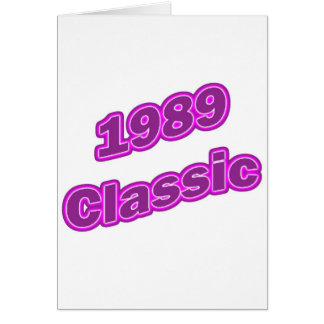 1989 Classic Purple Cards
