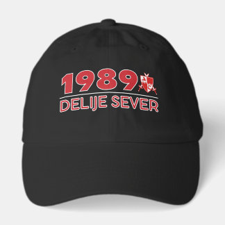 1989 Delije Sever Crveno Belo Hat