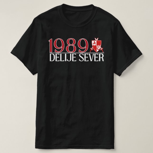 1989 Delije Sever  T-Shirt (Design Front)