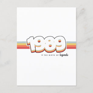 1989 The birth of legends Postcard