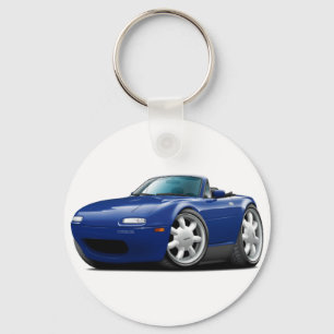 1990-98 Miata Dk Blue Car Keychain