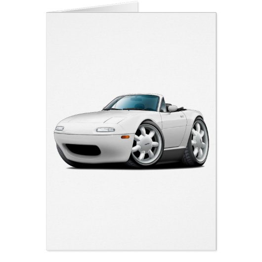 1990-98 Miata White Car Cards (Front)