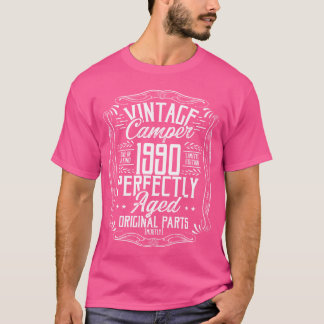 1990 Birthday Idea Camper Scout Camping 1990 frien T-Shirt
