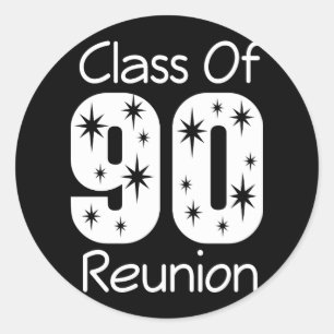 1990 Class Reunion Stickers