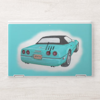 1990 Corvette Poster HP Laptop Skin