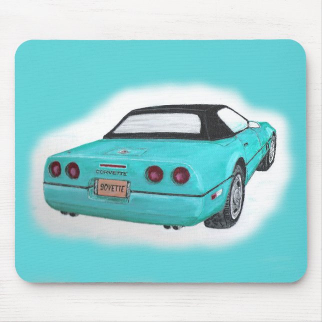 1990 Corvette Poster Mouse Pad (Front)