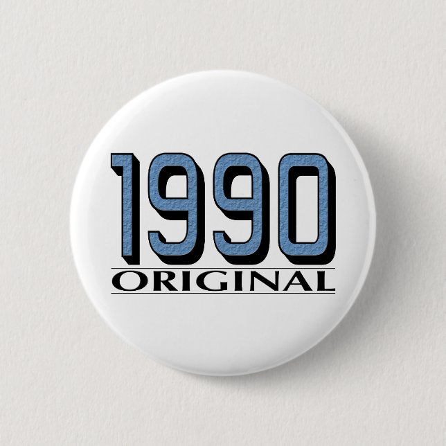 1990 Original Pinback Button (Front)