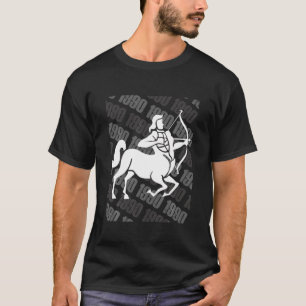 1990 Zodiac Birthday Gift Horoscope Sagittarius T-Shirt