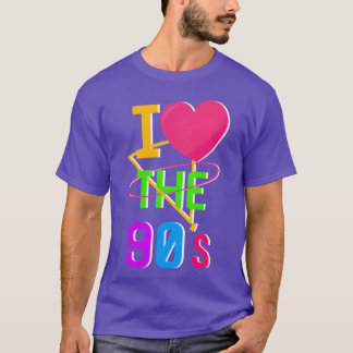 1990s 90s I Heart Nineties I Love the 90s Old vint T-Shirt