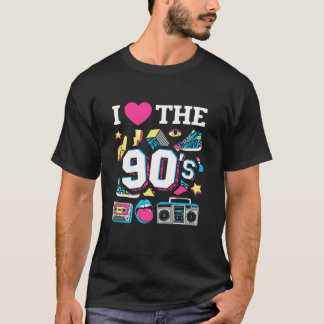 1990's 90s I Heart the Nineties T-Shirt