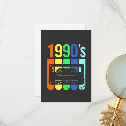 1990S Cassette Thank You Card