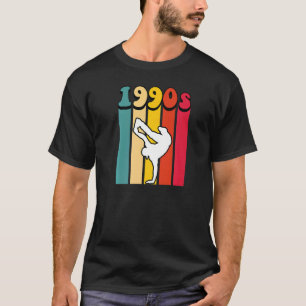 1990s Hip Hop Break Dancing Retro Vintage Back To T-Shirt