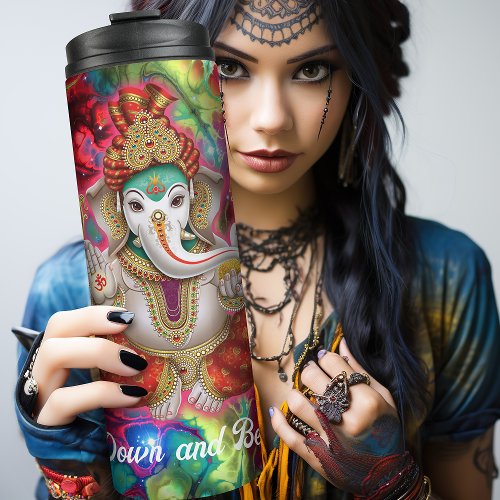 1990s Hippy Ganesh Galaxy Thermal Tumbler