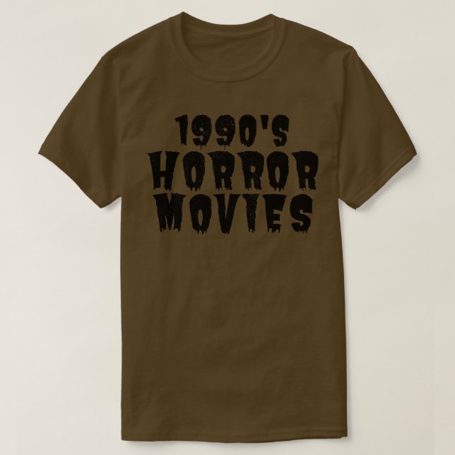 1990s Horror Addict 1 T-Shirt (Design Front)