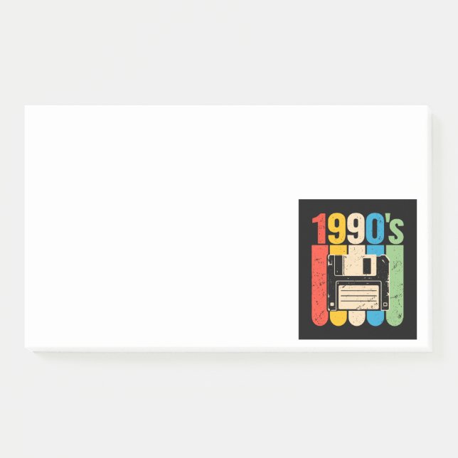 1990s retro floppy disk computer nostalgia post-it notes (Front)