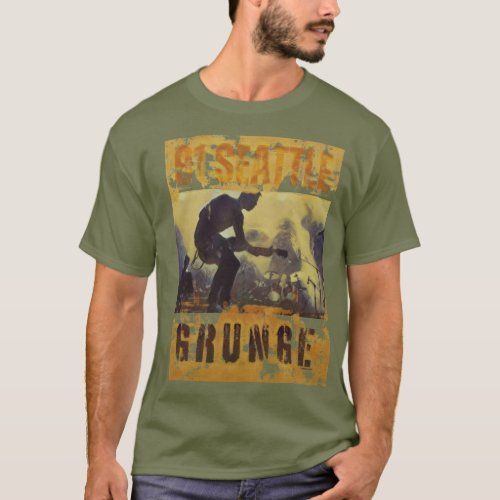 1991 Seattle Grunge Bands T_Shirt