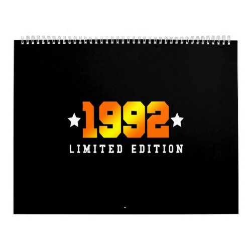 1992 Limited Edition Calendar