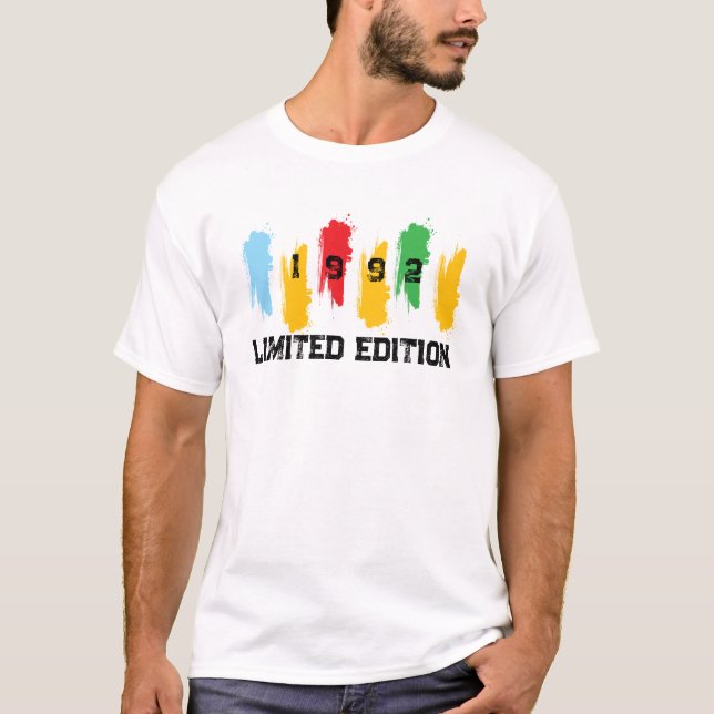 1992 LIMITED EDITION Graphic Tee Minimalist Tshirt (Front)