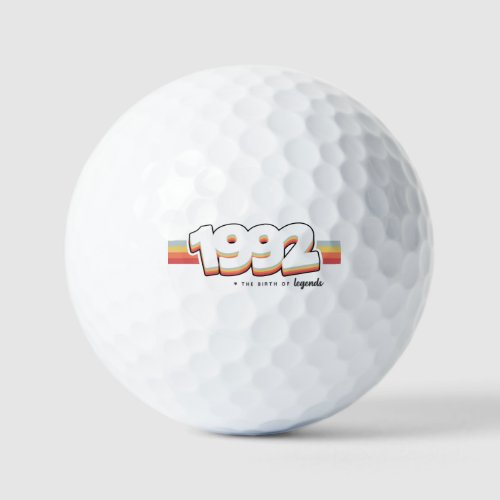 1992 The birth of legends Golf Balls